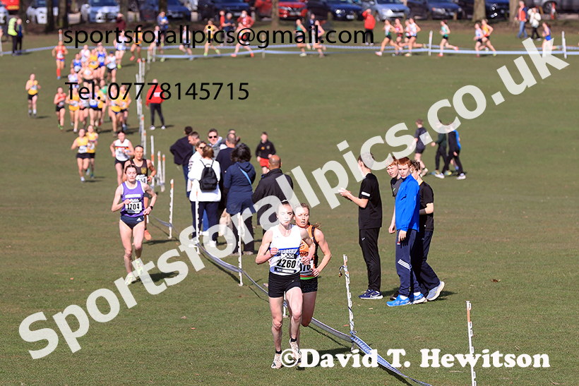 Senior womens 2025 UK CAU Inter Counties Cross Country Champs., Wollaton Park, Nottingham. Photo: David T. Hewitson/Sports for All Pics
